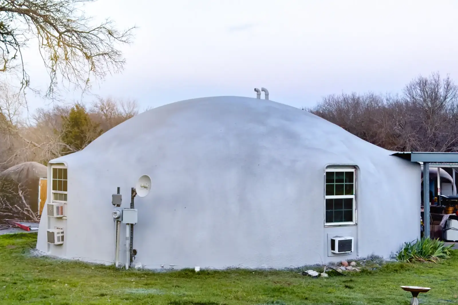 Finished Dome Roof.